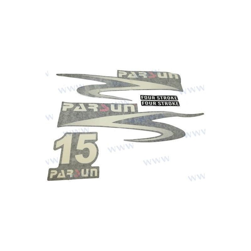 TOP COWLING STICKER FOR 15HP