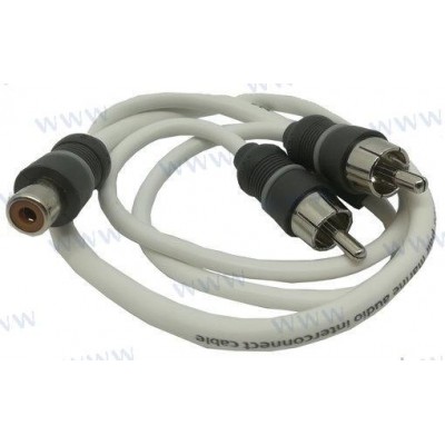 CABLE JLAUDIO y ADAPTADOR 1 HEMBRA A 2