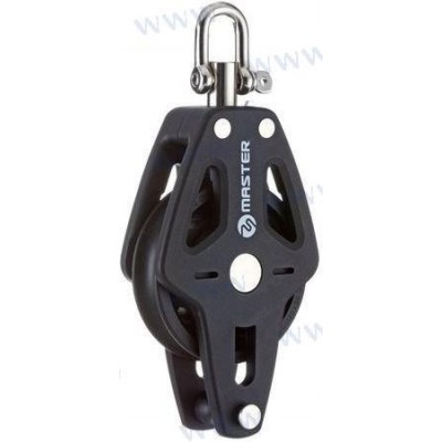 POLEA SIMPLE RODAMIENTOS CARRAIGO 50MM