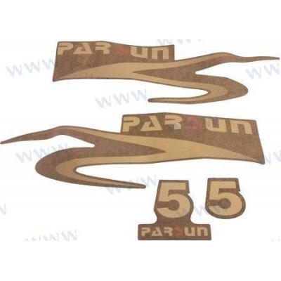 TOP COWLING STICKER FOR 5HP