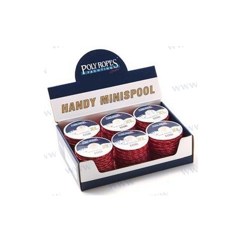 CABO POLIESTER 4 MM AMARILLO 12 M