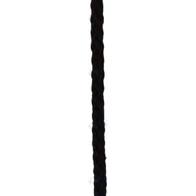 CABO POLIESTER 3 MM NEGRO 25 M