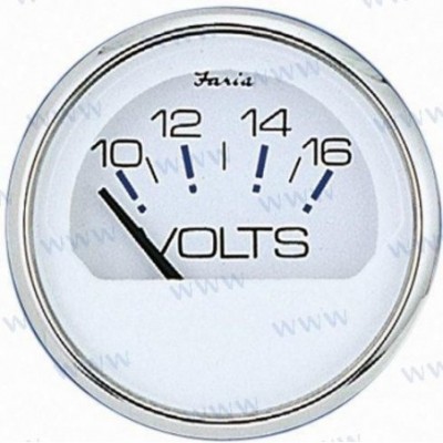 RELOJ VOLTIMETRO 12 V.