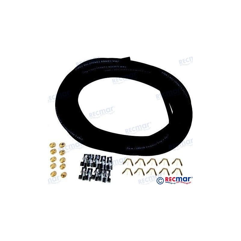 CABLE BUJIAS CON TERMINALES