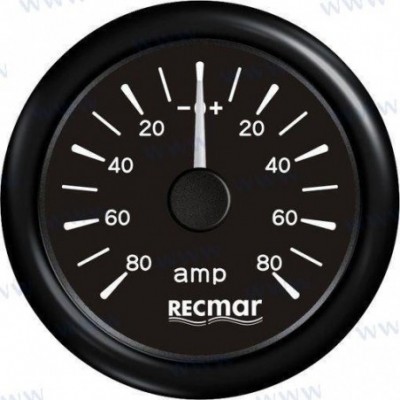 AMPERIMETRO Â±80A NEGRO