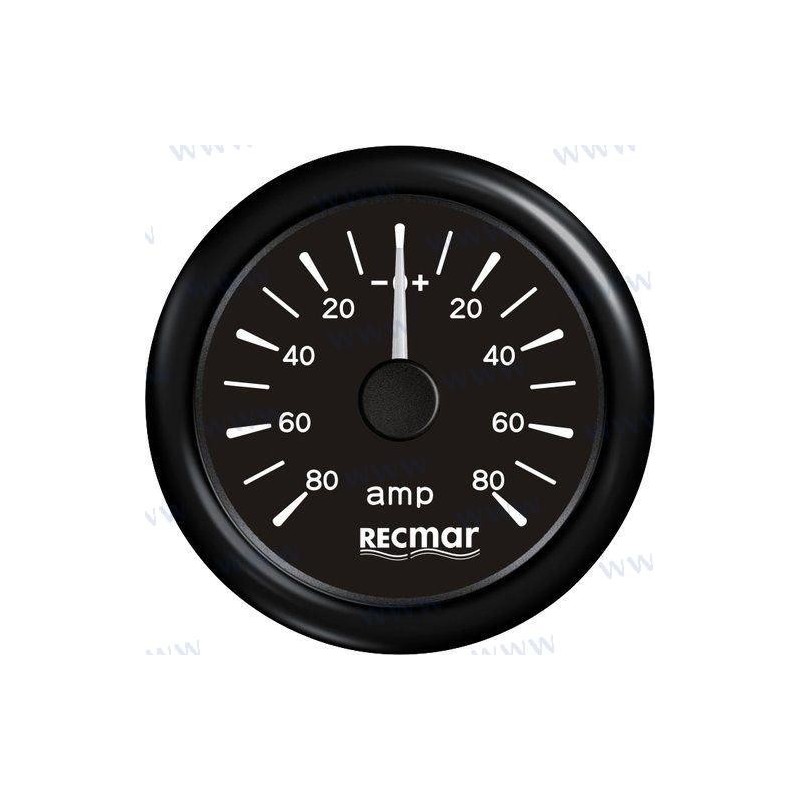 AMPERIMETRO Â±80A NEGRO