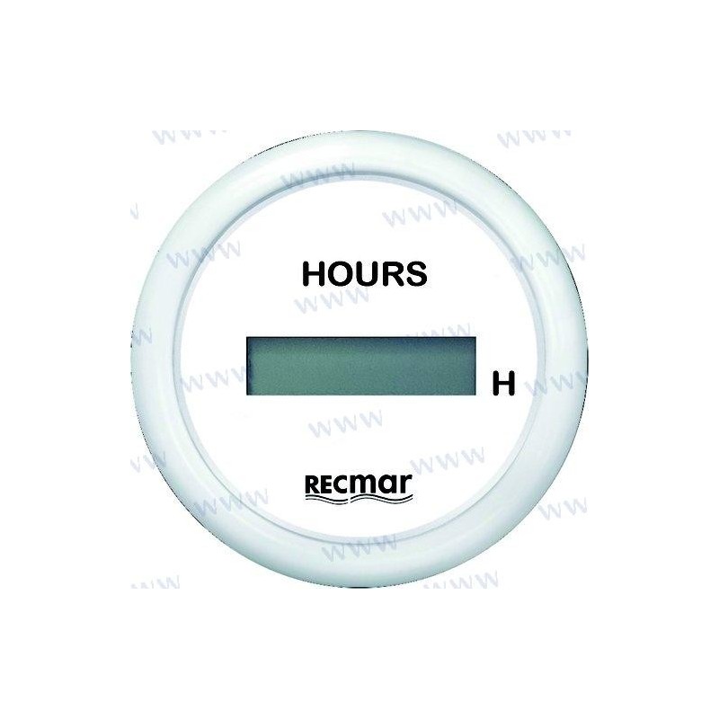 RELOJ CUENTAHORAS BLANCO