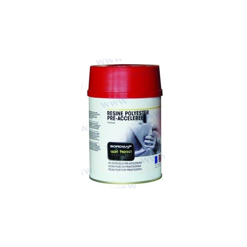 RESINA POLIESTER+CATALIZADOR 750GR.