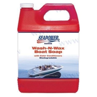 SEAPOWER WASH-N-WAX SOAP 5 LT.