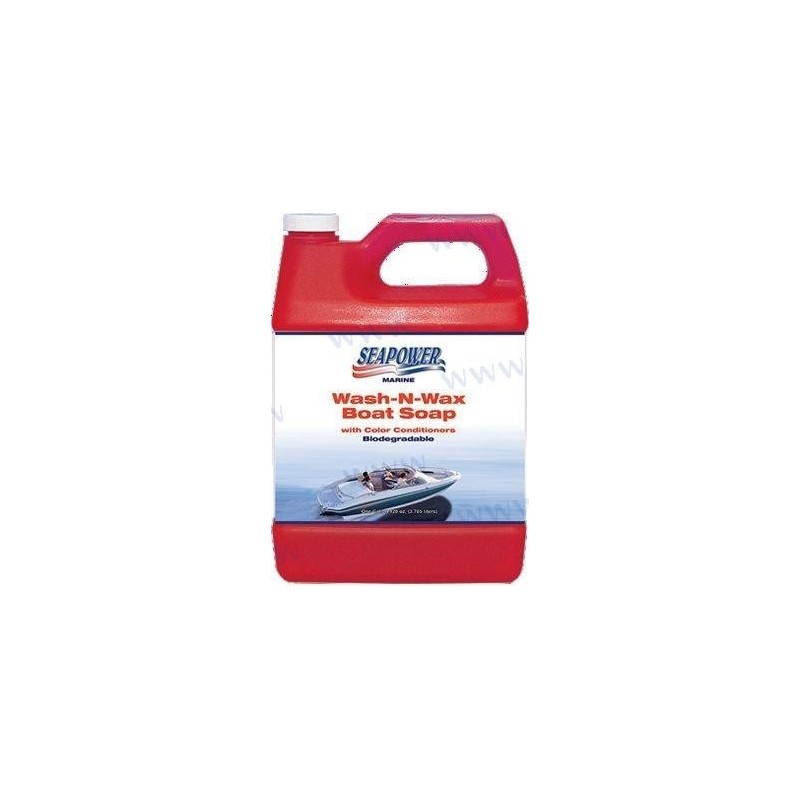 SEAPOWER WASH-N-WAX SOAP 5 LT.