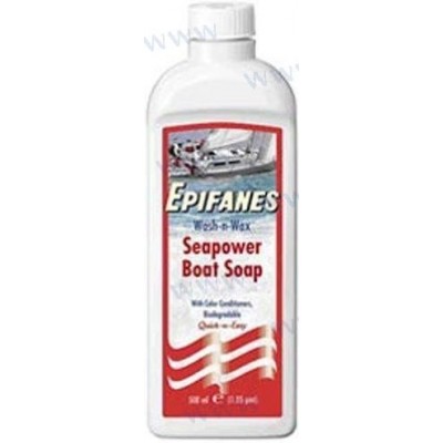 SEAPOWER WASH-N-WAX SOAP 500ML.