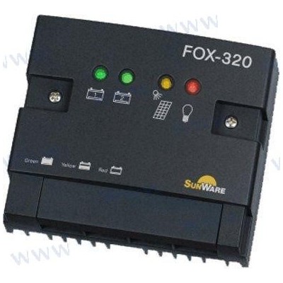 CONTROLADOR DE CARGA FOX-320 LED  20A 12