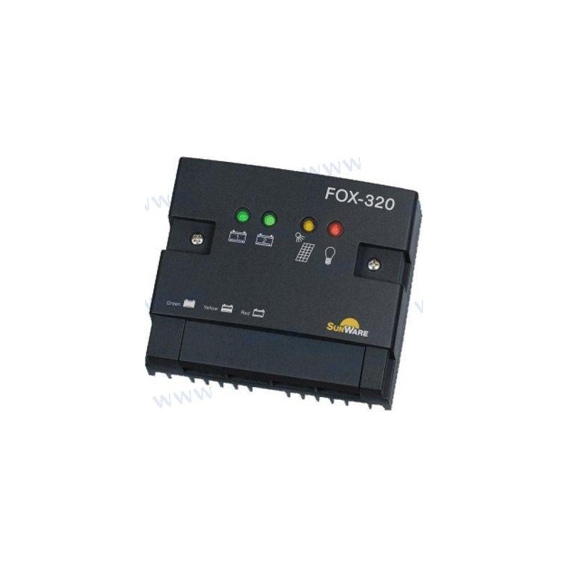 CONTROLADOR DE CARGA FOX-320 LED  20A 12