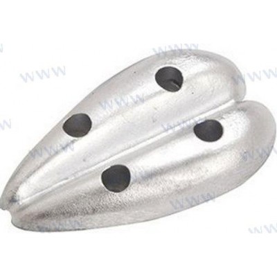 ANODO DOPPIA OVAL 110X67