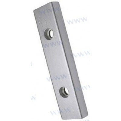 ANODO PLACA 600X125X65