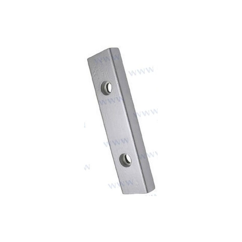 ANODO PLACA 600X125X65