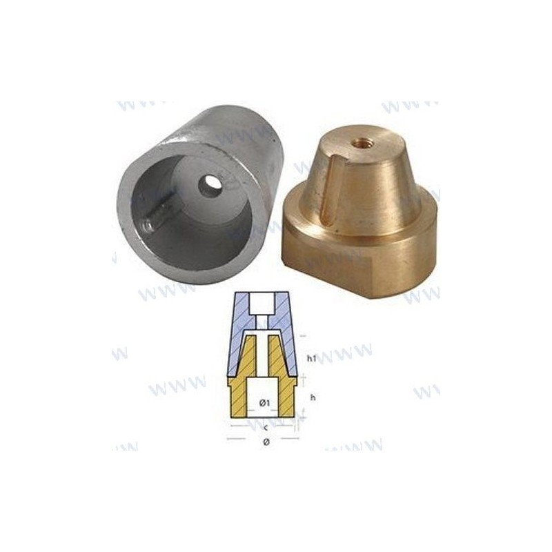 ANODO RADICE COMPLETO EJE 100