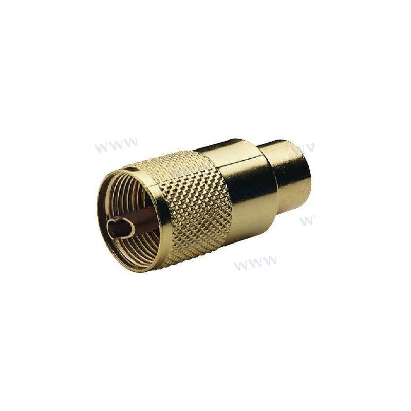CONECTOR PL259 GOLD PARA RG213