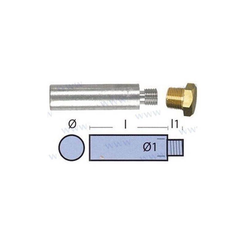 ANODO MOTOR YANMAR COMPLETO