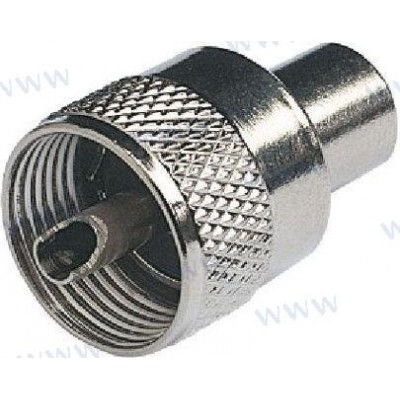 CONECTOR PL259 PARA RG58