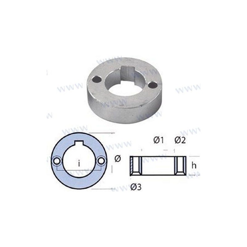 ANODO DUFOUR 28MM.