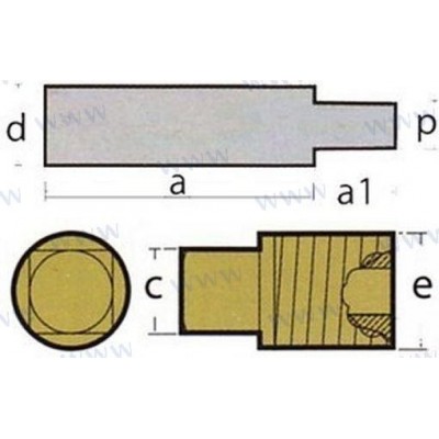 ANODO CATERPILLAR CTAPON