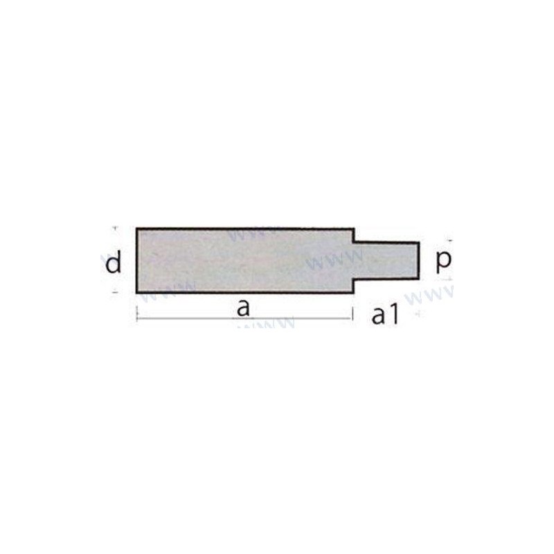 ANODO CATERPILLAR DIA 10 L38 14W