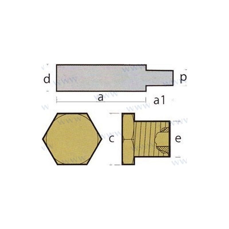 ANODO CATERPILLAR CTAPON