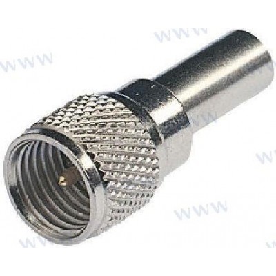 CONECTOR MINI UHF MACHO PARA RG58