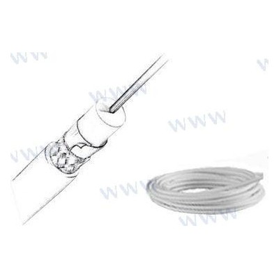 CABLE TV RG6U BAJA PERDIDA 75OHMS 20MTS