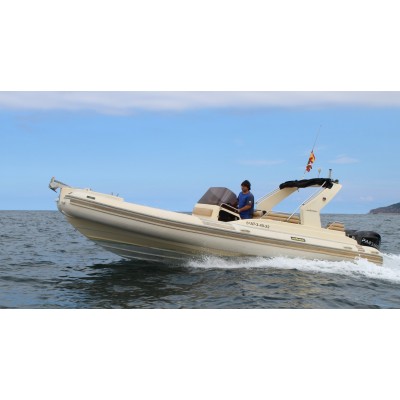 EMBARCACION SEMIRIGIDA 8 MTS DOBLE MOTOR 115HP