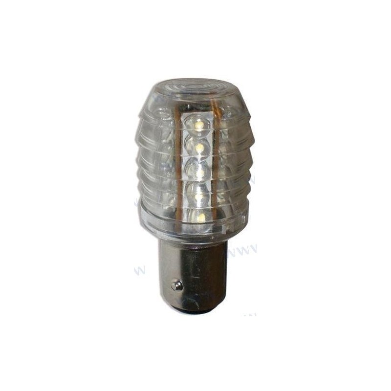 BOMBILLA LED 240Âº 2P.BA15S 12V-400MA