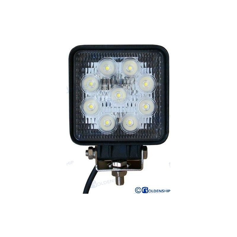 FOCO LED DE CUBIERTA 27 W NEGRO FOCO LED DE CUBIERTA 27 W NEGRO