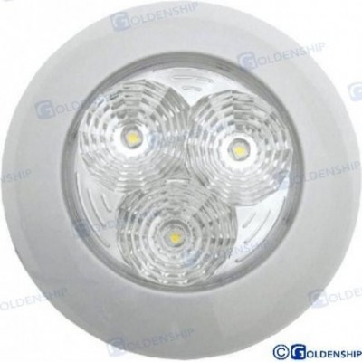 PLAFON INTERIOR LED 3W 12V-28V BLANCO