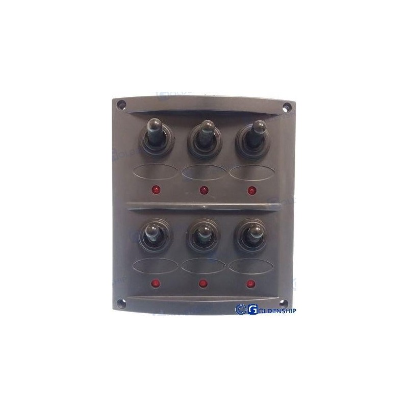 PANEL 6 INTERRUPTORES CLUZ