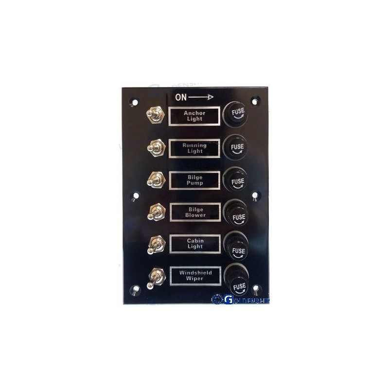 PANEL 6 INTERRUPTORES