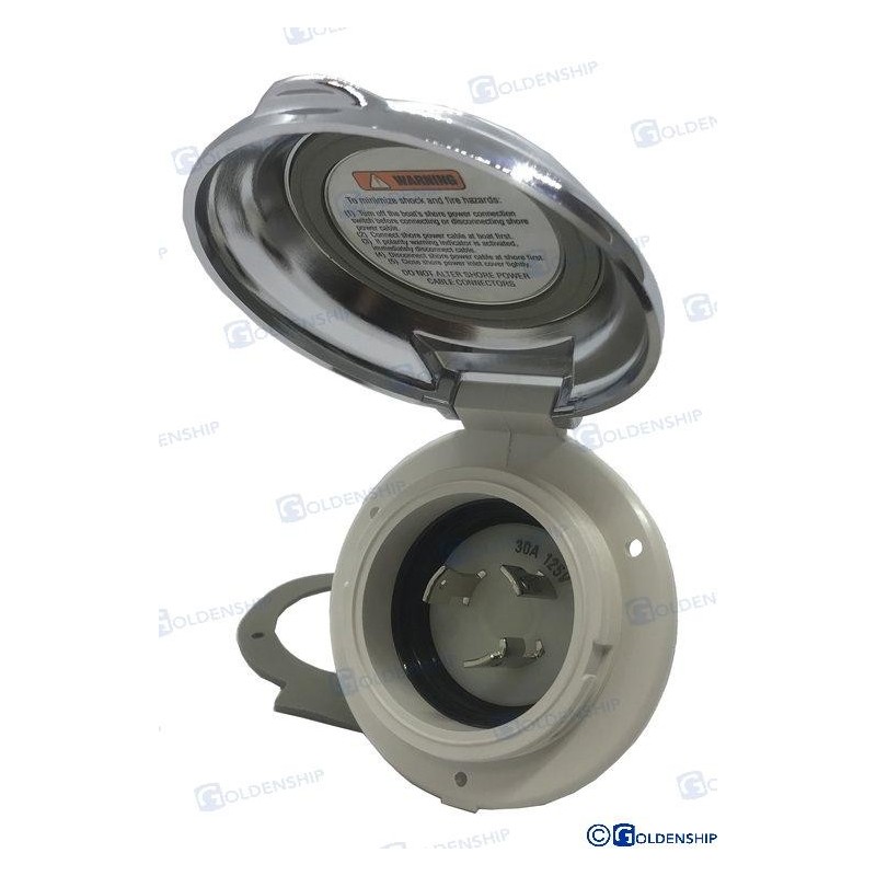 BASE REDONDA  30A  125V  3C