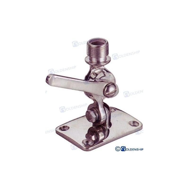 SOPORTE ANTENA BASE INOX