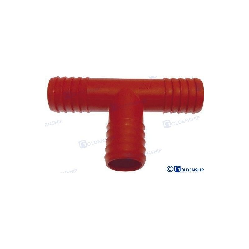 EMPALME T 20 MM ROJO