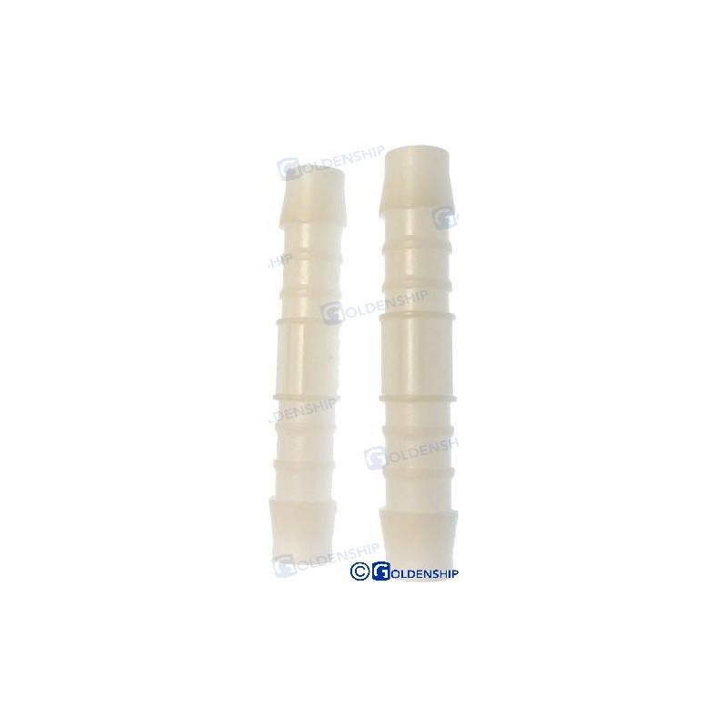 EMPALME RECTO POL.  10MM.  PACK 2