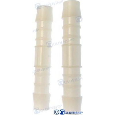 EMPALME RECTO POL.  12MM. PACK 2