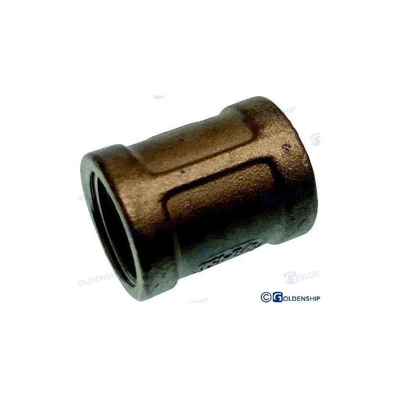 CONECTOR DOBLE H-H  INOX  38