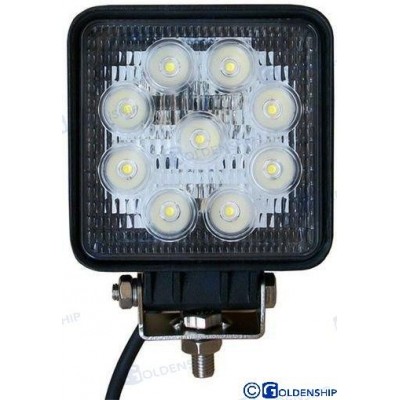 FOCO LED DE CUBIERTA 27 W NEGRO FOCO LED DE CUBIERTA 27 W NEGRO
