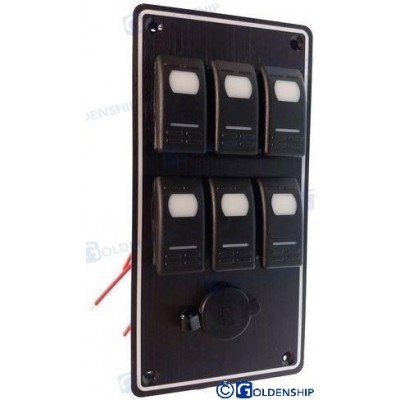 PANEL 3+3 INTERRUPTORES