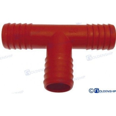 EMPALME T 20 MM ROJO