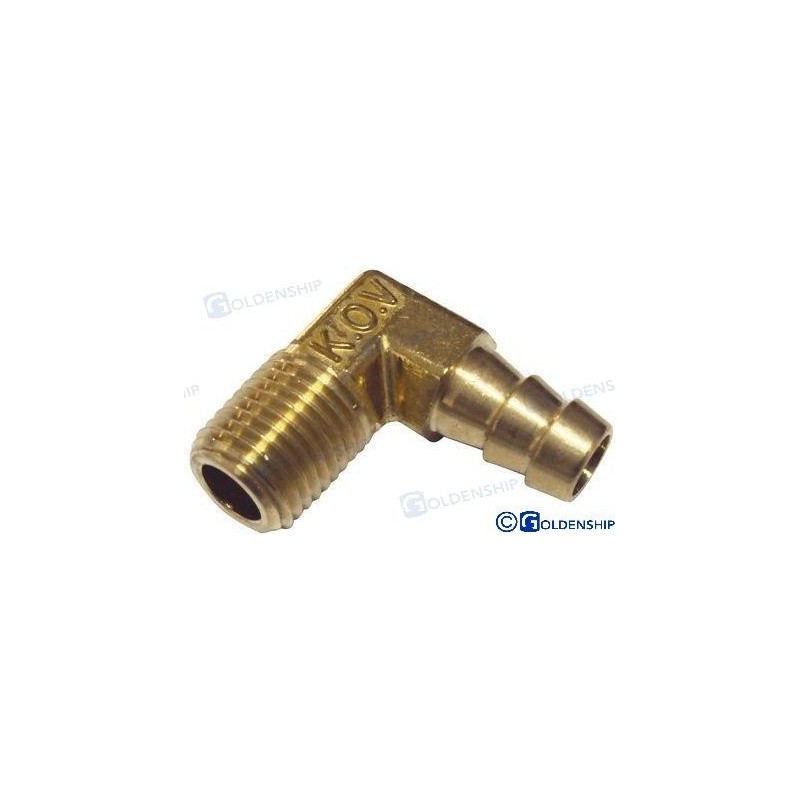 ENTRONQUE LATON 90Âº  NPT 14X38 PACK