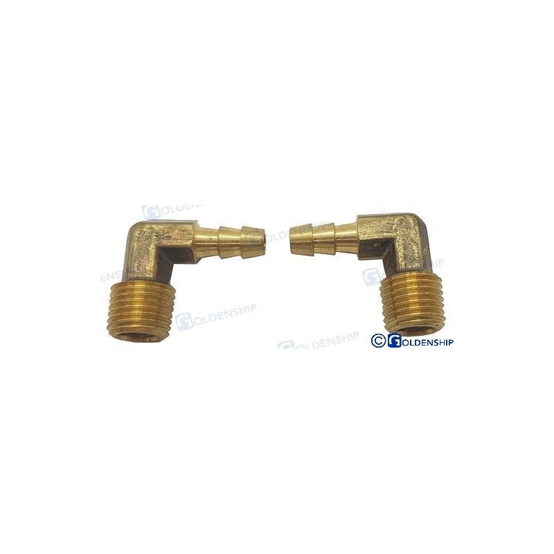 RACOR 90Âº NPT 14 X 14  PACK DE 2