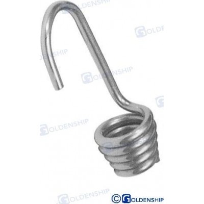 GANCHO INOX  6 MM PACK 2