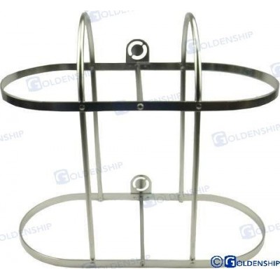 SOPORTE 2 DEFENSAS INOX 2X20 CM