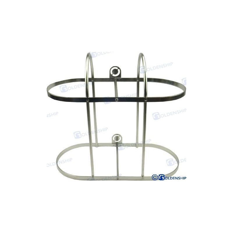 SOPORTE 2 DEFENSAS INOX 2X20 CM